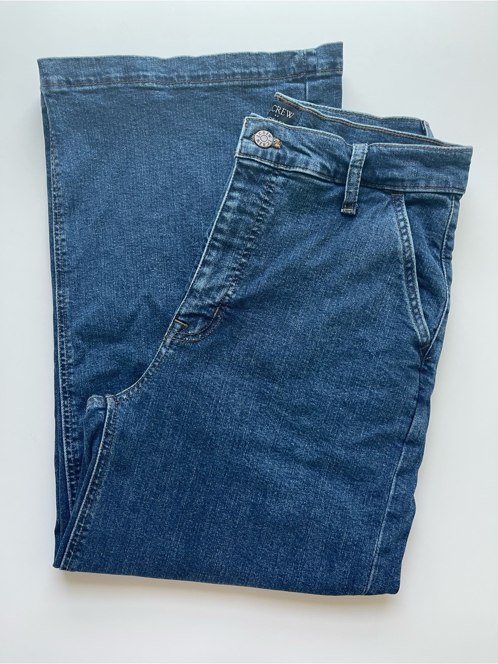 J. Crew Women’s Jeans Wide-Leg Crop (Size 29) Dark Wash